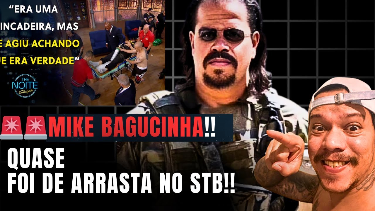 O DIA que o MIKE bagunçinha foi de ARRASTA ,No SBT e ele falou isso?