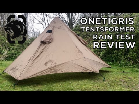 Onetigris Tentsformer Military Poncho Rain Test x Review