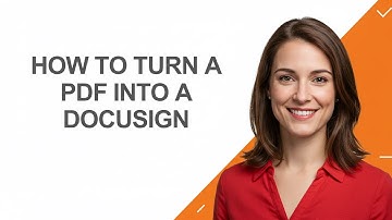 How to Turn a Pdf Into a Docusign - AshleyHowTo