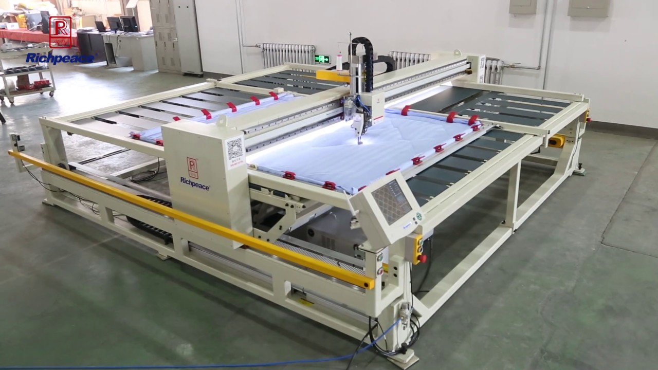 Richpeace Single Head Quilting Machine with support belt
