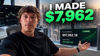 i made $7,962 on my funded with this simple strategy