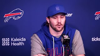 Josh Allen on Joe Brady head coach interview