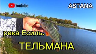 Летняя рыбалка на реке Есиль.Рыбалка на спиннинг в Астане.Fishing Kazakhstan .