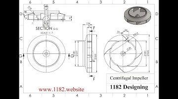 How to design centrifugal impeller in Solidworks?