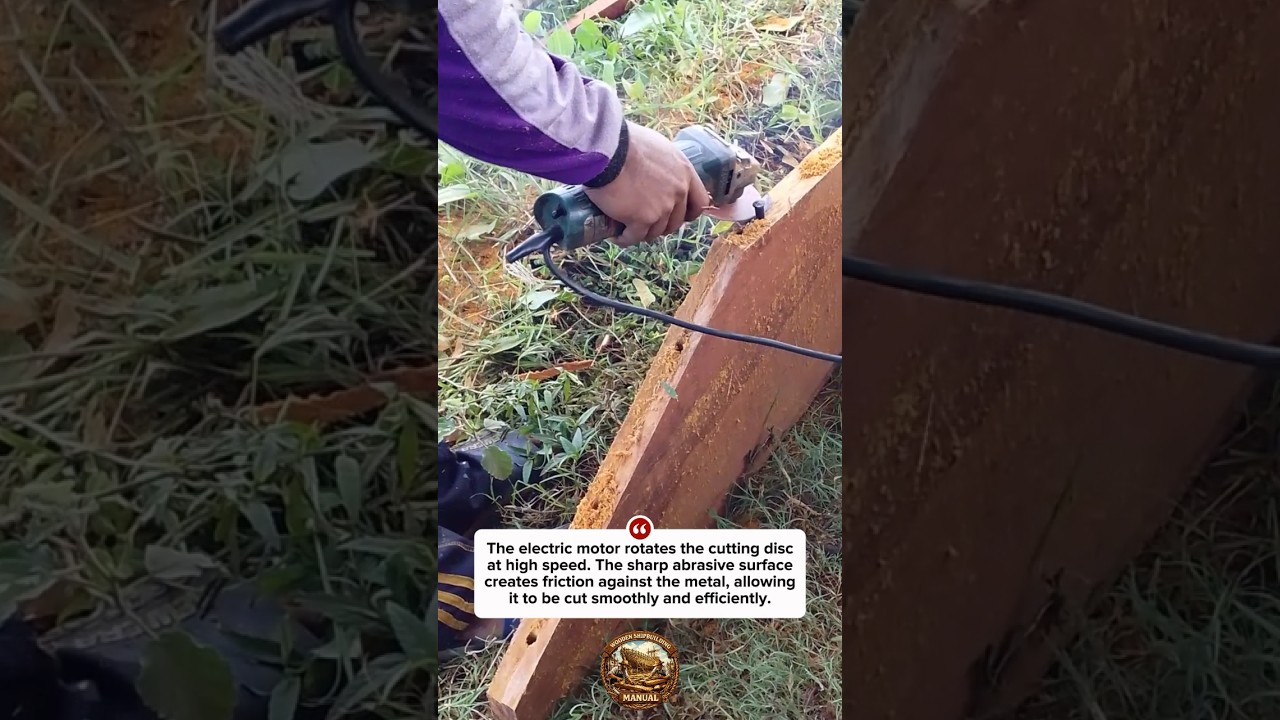 Electric Angle Grinder Cuts Steel Fast and Precise Today Video! 