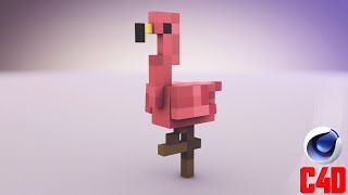 Скачать фламинго майнкрафт для cinema4d | Download flamingos minecraft for cinema4d