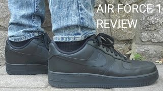 Nike Air Force 1 Low Black REVIEW & ON FEET!