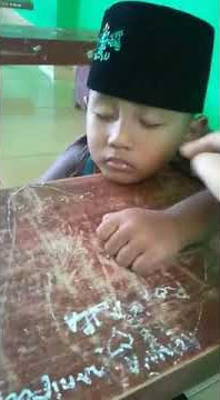 lucu kocak banget, anak kecil ngantuk berat usai mengaji #shorts