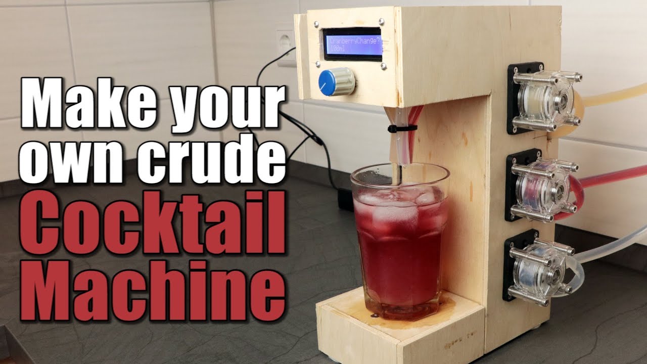 Want a Drink? The Arduino 'Inebriator' Will Pour You 15 Different