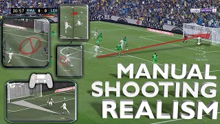 Manual Shooting Realism: Should you switch in PES 2021?