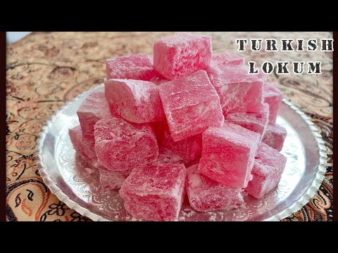 How to make Turkish delight (lokum) | طرز تهیه لکوم ترکیه برای شب یلدا