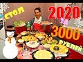 НОВОГОДНИЙ СТОЛ 2020 ЗА 3000 РУБЛЕЙ!!! 🎄ВСТРЕЧАЕМ ЛЮБИМЫЙ ПРАЗДНИК ВКУСНО!!! 🎄