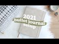 starting my first bujo | BULLET JOURNAL SET UP 2021 | bullet journal beginner spread ideas