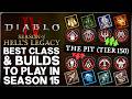 Diablo 4 - New Best Class in Season 15 &amp; Best OP Build Tier List Ranking - S15 Classes Builds Guide!