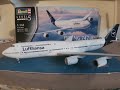 Revell 1/144 747-8 Lufthansa new livery assembly | Scale Model Sniper