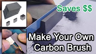 I made a carbon brush from this graphite block