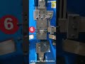 Fully automatic double hole clamp flat wire forming machine