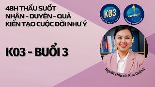 Buổi 3_K03-48H - Thấu suốt NHÂN DUYÊN QUẢ - KIẾN TẠO CUỘC ĐỜI NHƯ Ý