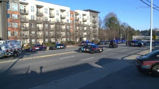 Large police presence seen at northeast Atlanta apartments