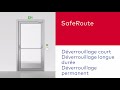 Verrouillage des portes lectrique  dormakaba saferoute