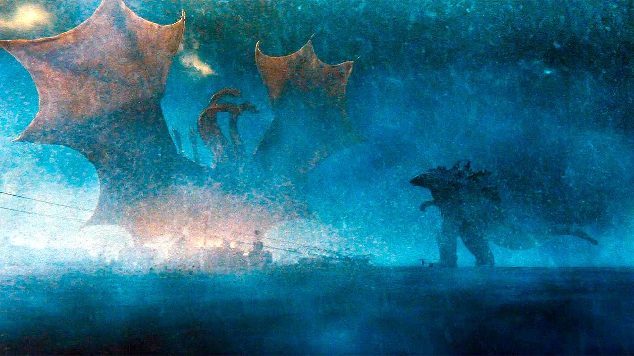 Godzilla Vs King Ghidorah Antarctica Fight Scene Godzilla King Of The Monsters 2019 Youtube