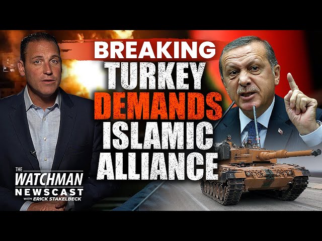 Turkey Calls for ISLAMIC FRONT Against Israel; Hezbollah Vows SURPRISE Attacks | Watchman Newscast class=