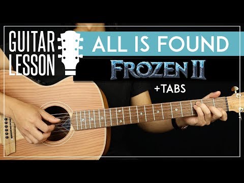 All Is Found Guitar Tutorial Frozen 2 ❄ Kacey Musgraves Guitar Lesson Fingerpicking + TAB