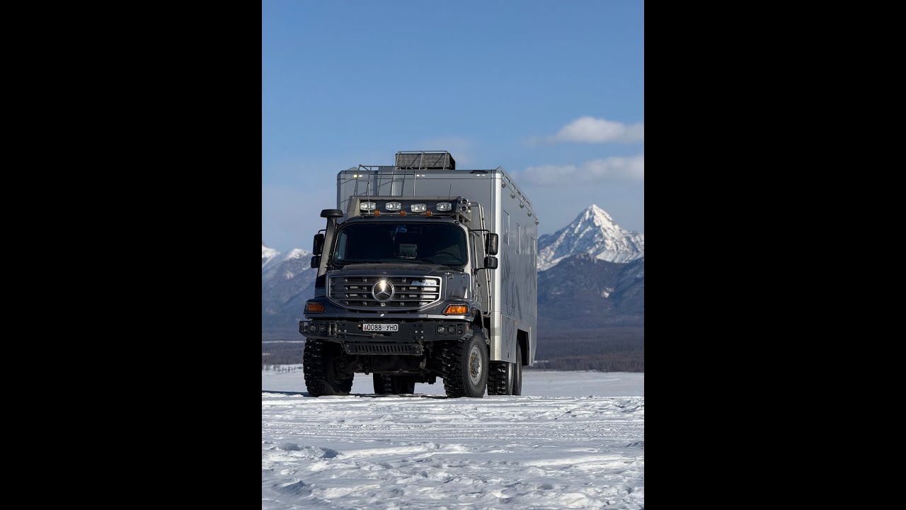 Mercedes Zetros 6x6 Luxury RV Conversion - The Ultimate Offroad-Experience Winter In Mongolia
