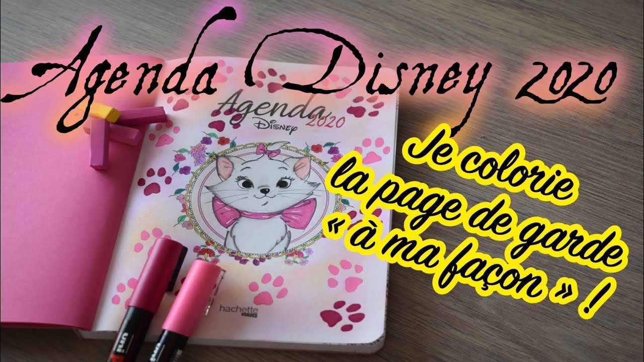 Page De Garde Disney (COLO) LA PAGE DE GARDE 🖍AGENDA DISNEY 2020 🖍FAÇON JESS 🖍 Les Passions