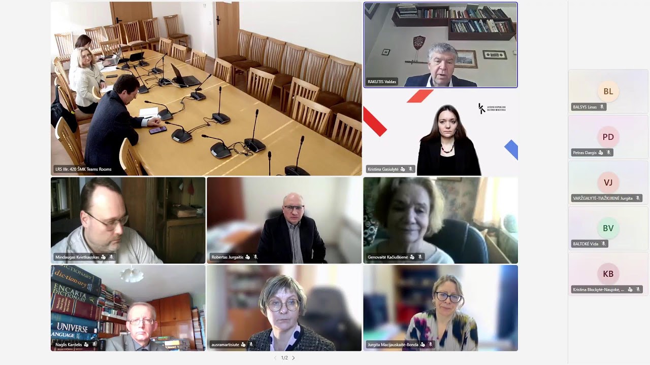 2026-03-04 Lituanistikos tradicijų ir paveldo įprasminimo komisijos posėdis