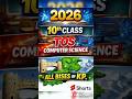 10th, ALL BISES (BOARDS) OF KP, TABLE OF SPECIFICATION, COMPUTER SCIENCE, 2026.