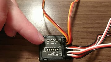 Setting up for a wing: FPV 3 Axis Gyro Flight Controller 3D Stabilizer System For RC Airplane TL-70