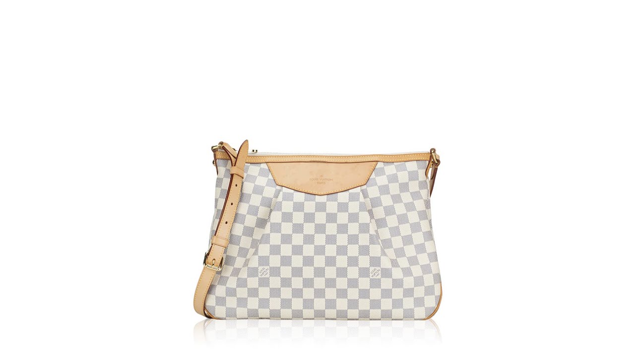 Louis Vuitton Damier Azur Canvas Siracusa MM Bag Louis Vuitton