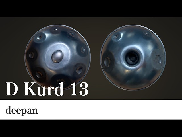 ハンドパン販売】deepan / D Kurd 13 試奏1［管理番号170］ - YouTube