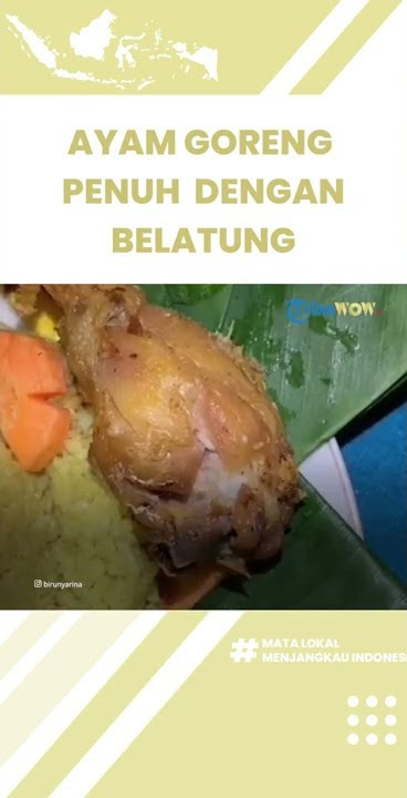 Viral Video Ayam Goreng untuk Suguhan Prosesi Adat Dipenuhi oleh Banyak Belatung
