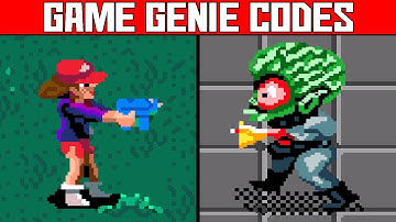 (Zombies Ate My Neighbors) Walk Through Walls & Stronger Soda Weapon - Game Genie Codes