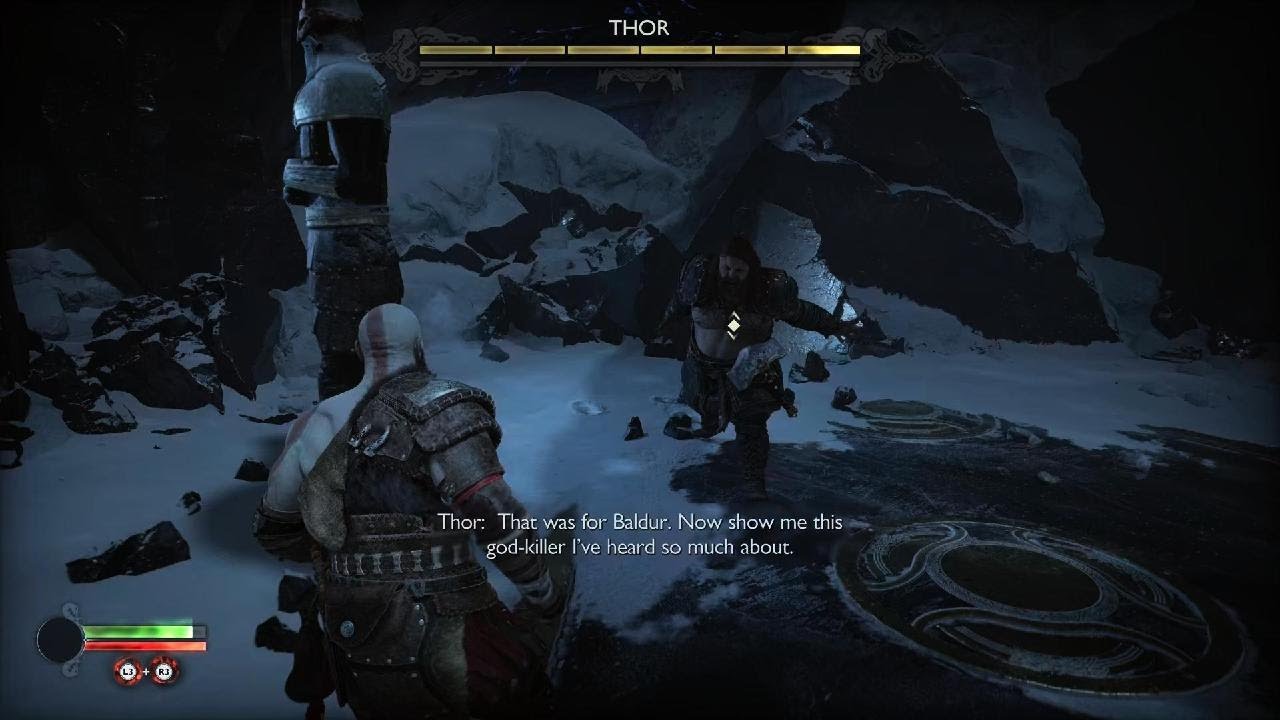 God of War Ragnarök- Thor Boss Fight on Give me God of War- Part 2