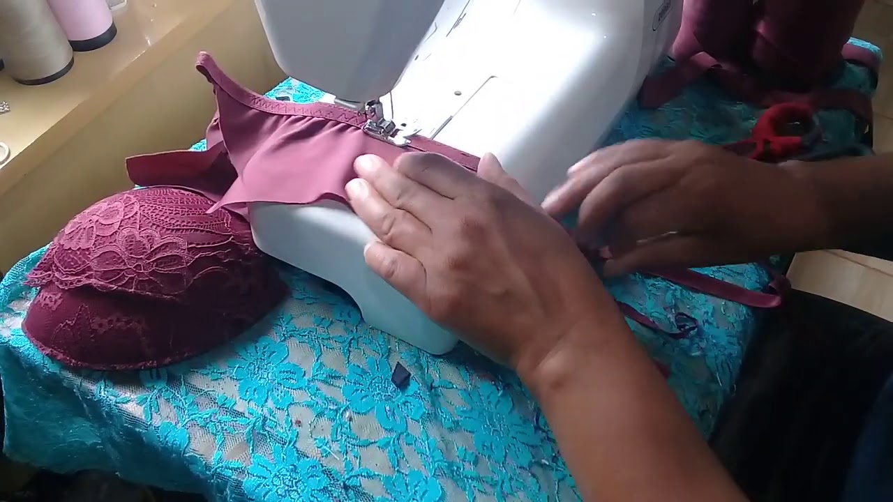 sutia feito na maquina domestica