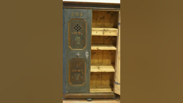 Bauernschrank mit Geheimfach