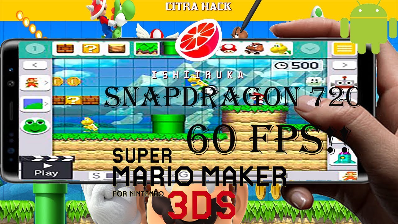 Super Mario Maker for Nintendo 3DS - Citra