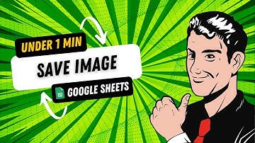 Google Sheets Tutorial - How to Save Image in Google Sheets