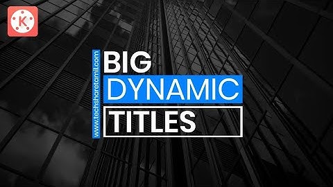 Smooth and Elegant Text Animation in KineMaster| KinemasterText Effects| KineMasterTutorials|VEDITZ.