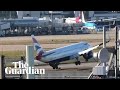 Storm Corrie: BA plane aborts landing at Heathrow due to high winds