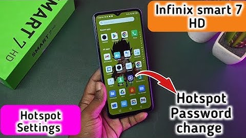 Infinix Smart 7 HD Main Hotspot Setting Kaise Kare, How To Change Hotspot password in Infinix Smart