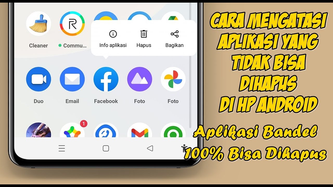 Cara Mengatasi Aplikasi Yang Tidak Bisa Dihapus Di HP Android - YouTube