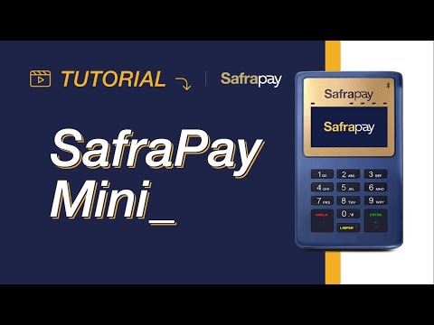 Tutorial Máquina SafraPay Mini + App SafraPay Mobile