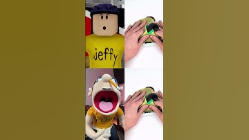 Jeffy ROBLOX vs ORIGINAL POOP COLOR! 💩😂🤣 #shorts