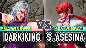 KOF XV ▰ DARK KING (Rugal/Duo Lon/O.Yashiro) vs SHERMIE ASESINA (Shermie/Athena/Leona)