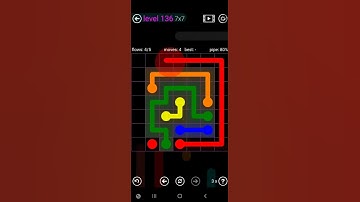 How To Solve Flow Free 7x7 Mania Level 136 Easy Board Walk Through Solution Walkthrough