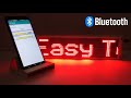 Easy Way to Make Bluetooth Control Scrolling Text Display | 64*16 LED Matrix